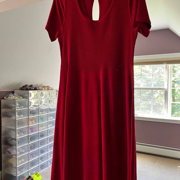 torrid Dresses & Skirts - Torrid Size 2 Dark Red short sleeve dress .. NWOT